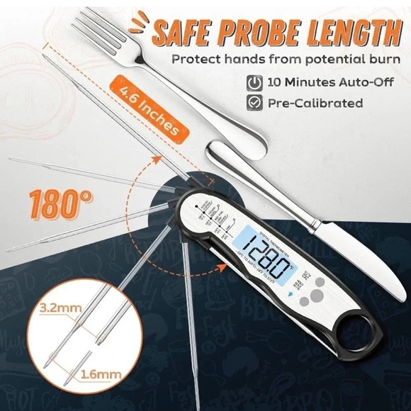 NWT Digital Meat Thermometer - Picture 8 of 9